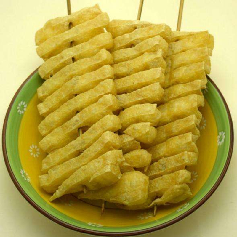 油豆腐串串油泡泡串油面筋兰花串麻辣烫烧烤油炸火锅半成品食材