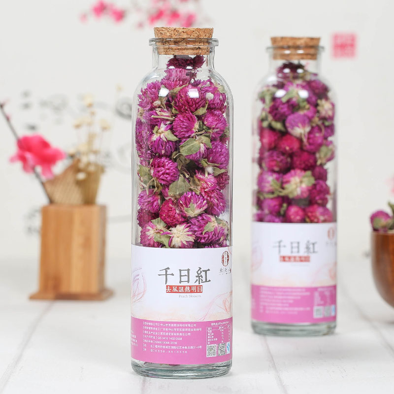 禾夫人 千日红 千日红花茶天然花草茶  瓶装茶