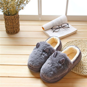 防滑毛绒棉拖鞋月子鞋