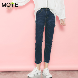 MOTE直筒牛仔裤女