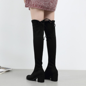 冬季长筒弹力过膝靴