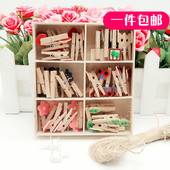 可爱花园爱心夹子 包邮 明信片照片固定 DIY创意手工相册守炯凶