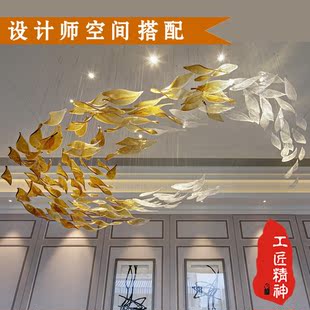创意家居琉璃挂饰壁饰天花板商场中庭挂件电视墙壁装饰品空中吊饰