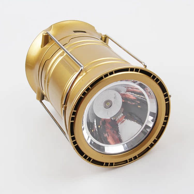 三合一七彩舞台手提马灯 带手电筒led充电野营灯camping lights