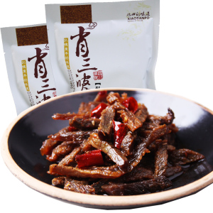 老四川麻辣牛肉干120gX2袋