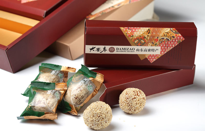 山东特产传统糕点美食莫言家乡高密青艺大蜜枣散装紫色版独立包装