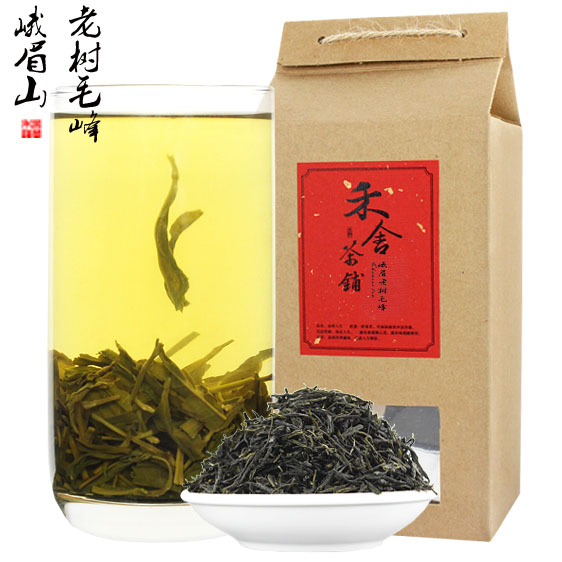 峨眉红牌 峨眉山老树毛峰 四川特产茶古树茶 散装125g