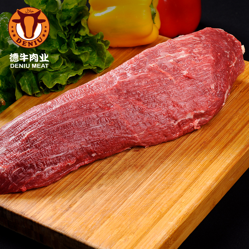 【伊顺祥】牛里脊肉500g 牛柳牛脊肉瘦肉辣椒肉新鲜生牛肉牛柳