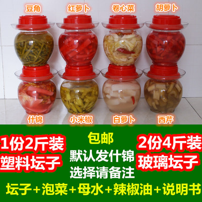 包邮四川泡菜酸萝卜豇豆角红白萝卜卷心菜孕妇