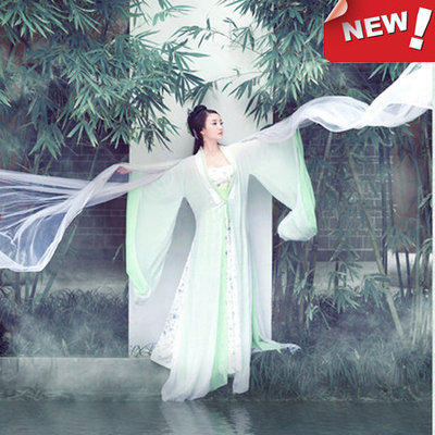 唐装戏服古装服装女仙女唐朝古代汉服演出服古