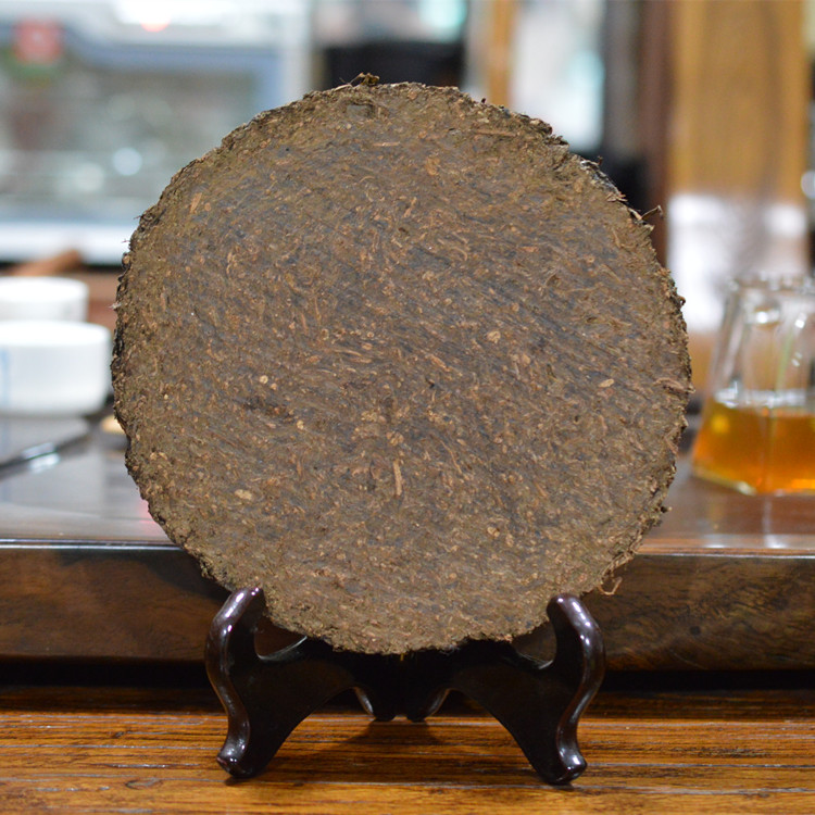特价包邮湖南安化黑茶千两茶2013年金花黑茶千两饼试喝茶