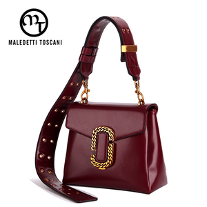 宋佳同款宽肩带小方包 