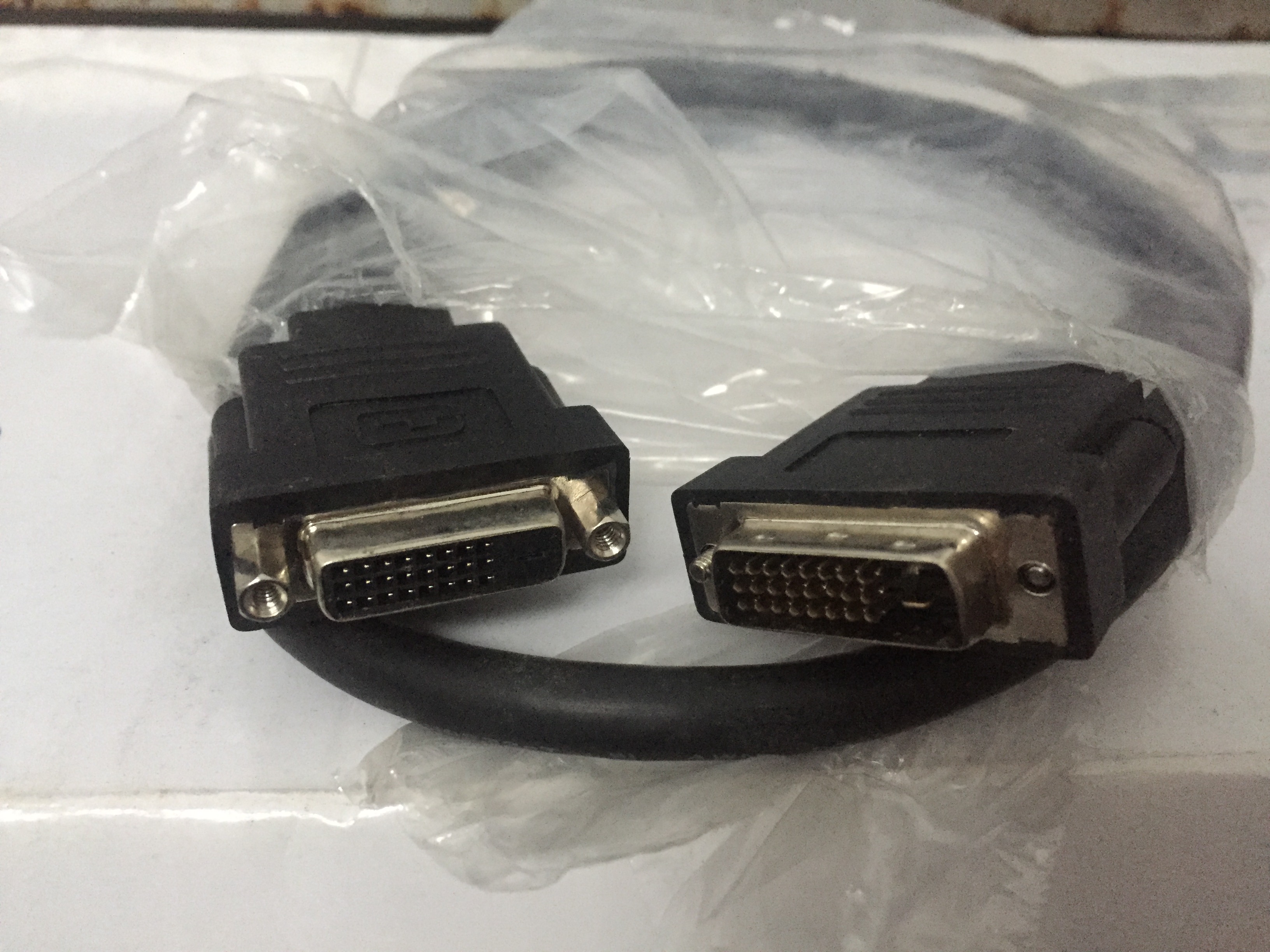 dvi延长线 dvi24 1公对母连接线 电脑显示器双通道延长线 dvi线