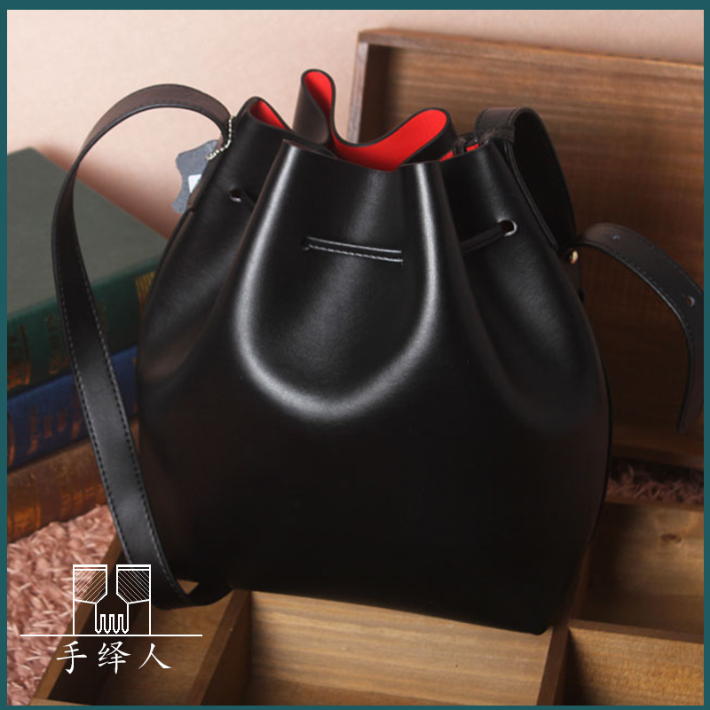 水桶包版型图纸模板手提包纸格纸样diy皮包单肩包制作