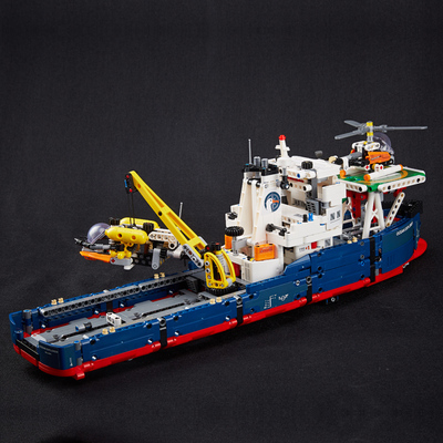 乐拼积木科技系列42064海洋资源勘探船拼装积木玩具20034
