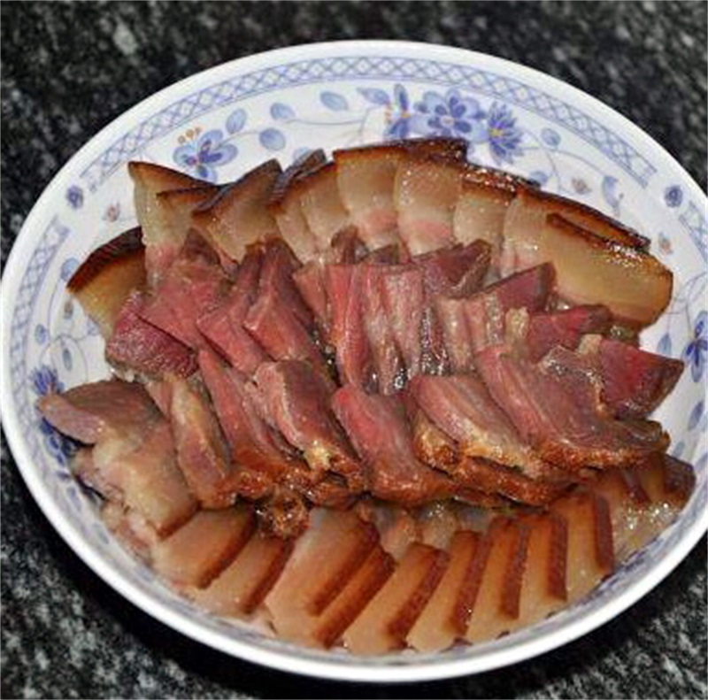 农家自制腊肉干柴火烟熏正宗土猪肉陕西安康平利富硒500g真空包邮