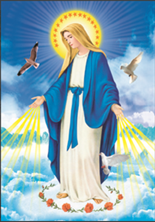 天主教圣物超高清加厚立体玫瑰圣母玛利亚圣像画25x35cm