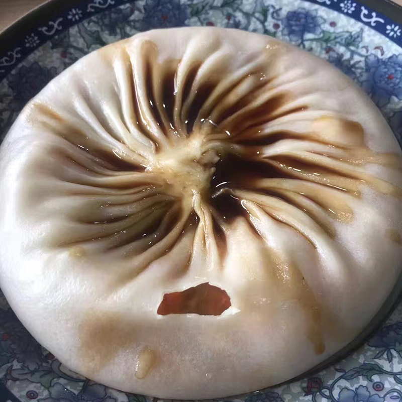 靖江特产正宗蟹黄汤包舌尖上的中国现做灌汤蟹黄包小吃大包子包邮
