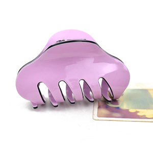 包邮韩版中大号盘头发抓夹 大码纯色马尾爪夹子饰品发饰洗澡发夹