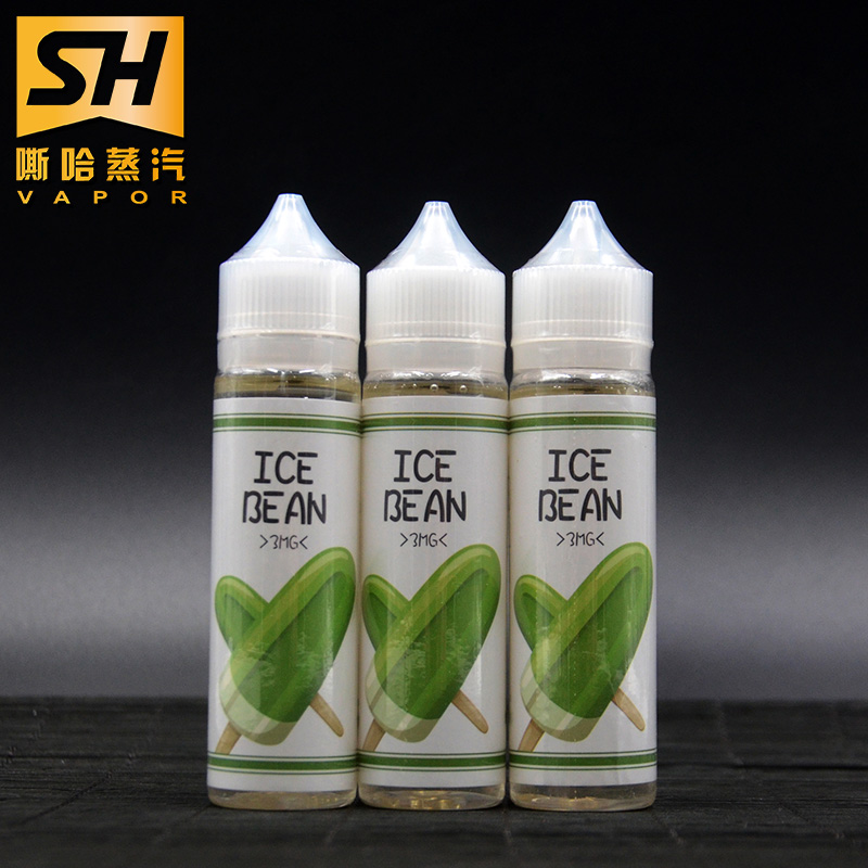 正品ice bean 绿色心情烟油 60ml 高vg 儿时绿豆冰棍 电子烟烟液