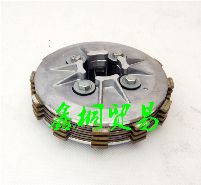 轻骑铃木骏驰gt125离合器 qs125-5/5c/5a/5b离合器片小古小鼓总成