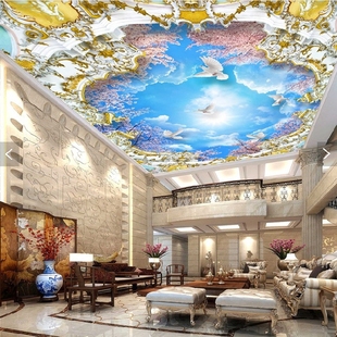图案 计价单位: 平方米 辅材套餐: 纯墙纸 专用胶水 适用空间: 天花板