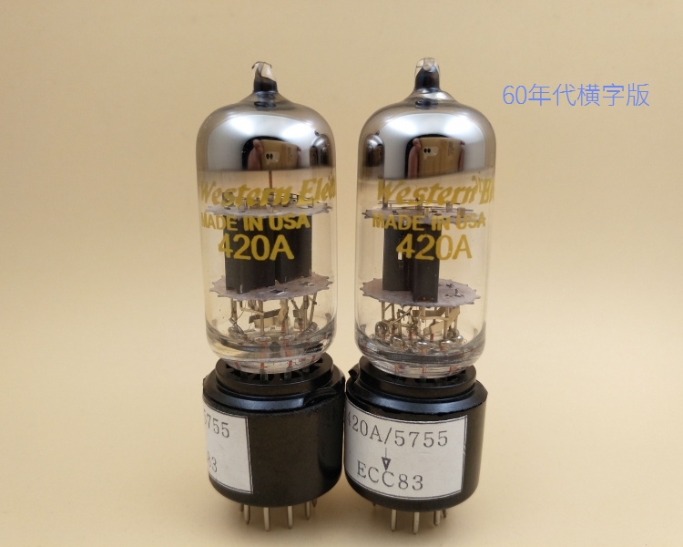 全新美国西电we 5755/12ax7/ecc83/ecc803s/5751电子管