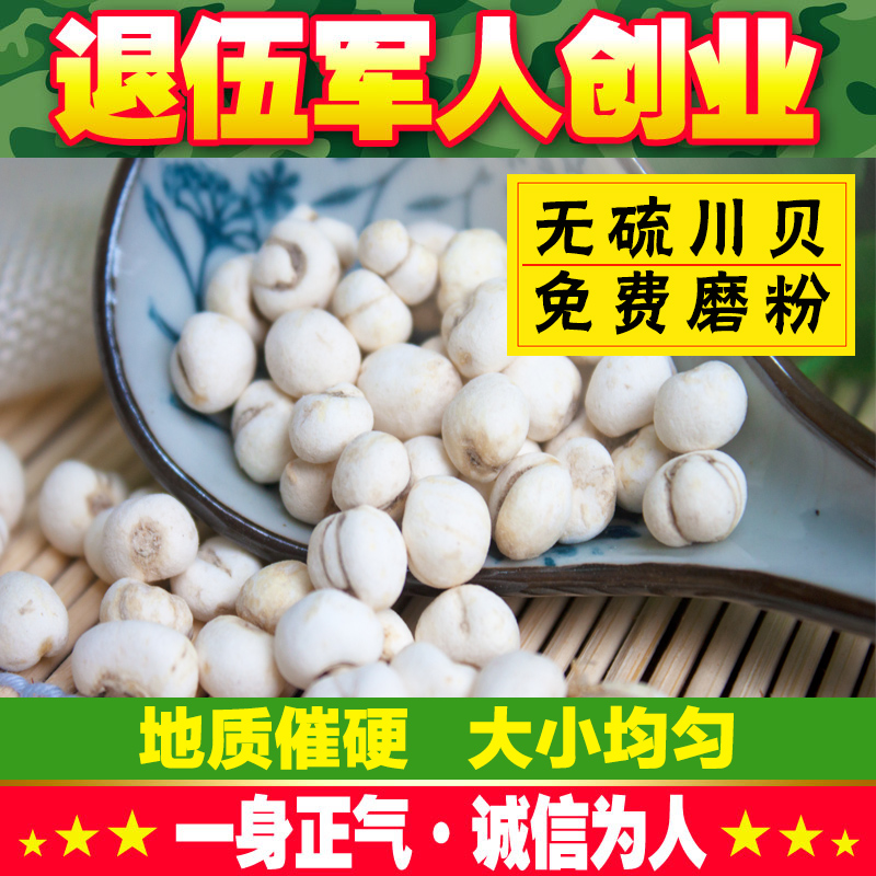 川贝 川贝母 川贝粉 贝母 米贝 尖贝 农货磨川贝粉包邮50g