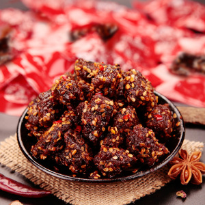 蜀道香麻辣牛肉粒150g 