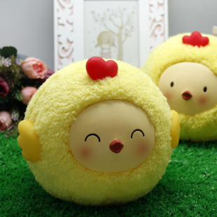 可爱创意圆球鸡鸡年节日礼物春节礼品商场活动来图定制 暮卡玩具