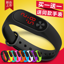 LED非智能触屏儿童手表男女孩学生情侣手环表夜光防水电子表一对