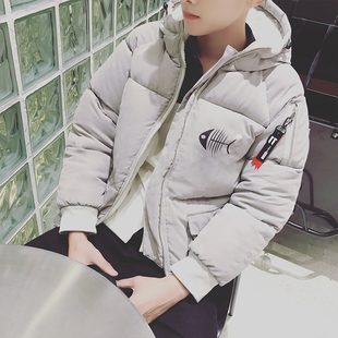 2017冬季棉衣男士外套韩版青年面包服连帽短款棉袄学生棉服男装潮