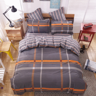 厂家直销家纺被子四件套1.8米秋可爱1.5m学生宿舍寝室被套罩床单3