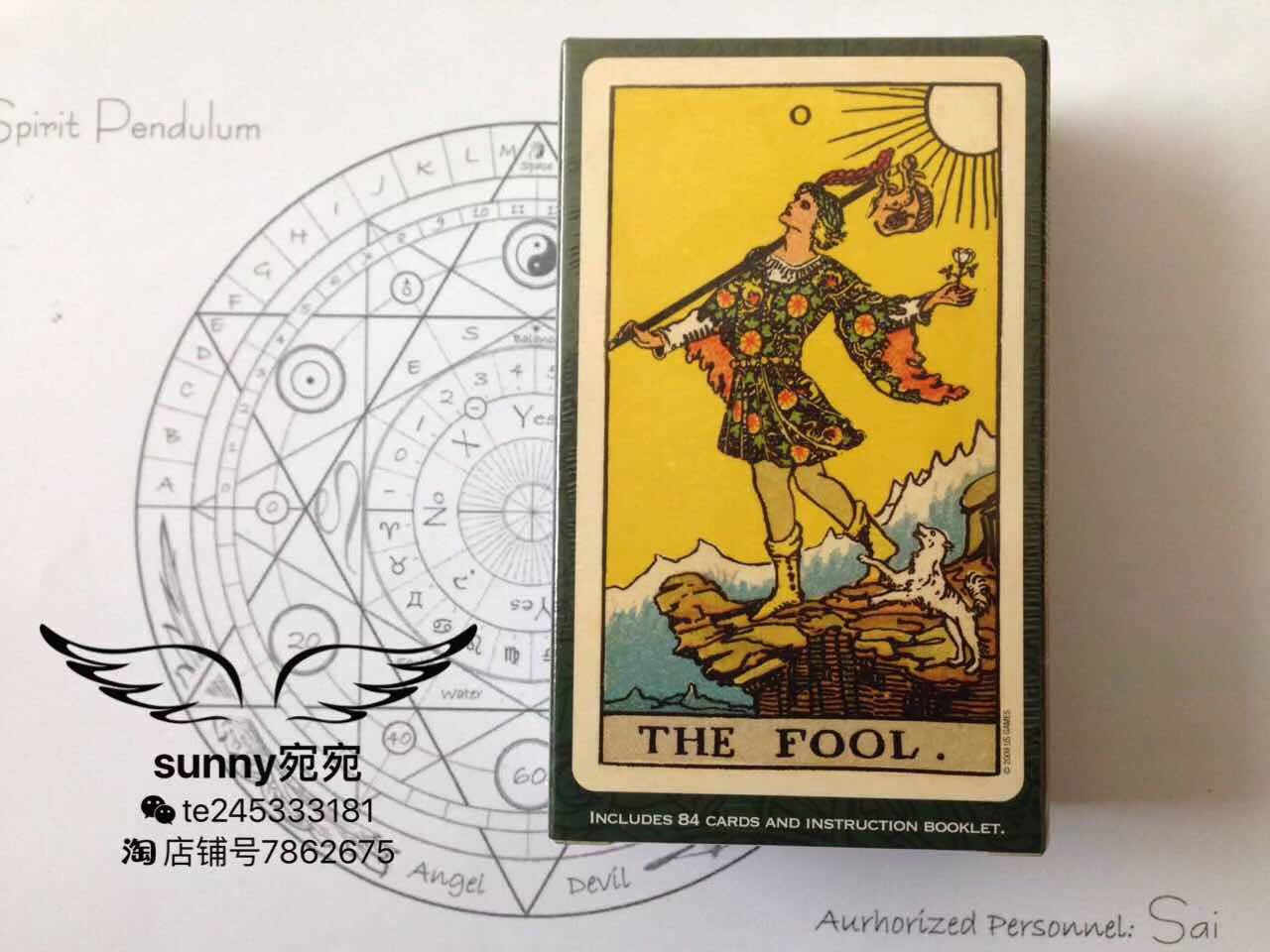 授权百年韦特塔罗牌 无出口标 smith waite centennial tarot送袋
