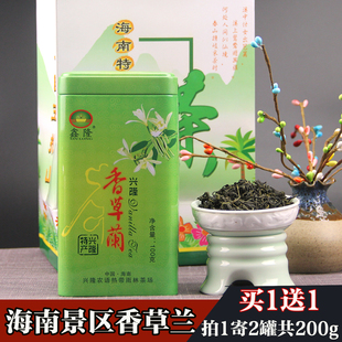 买1送1 海南特产兴隆特级香草兰绿茶aaa浓香新茶回甘100g