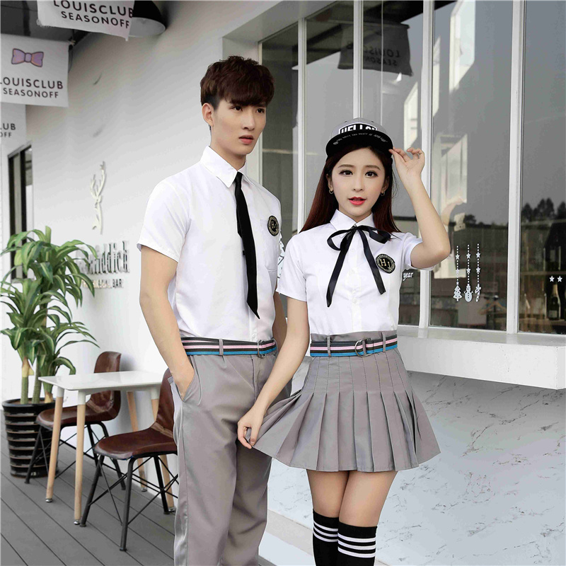 日系水手服学生制服韩国校服套装裙小时代校服女白衬衫班服jk制服