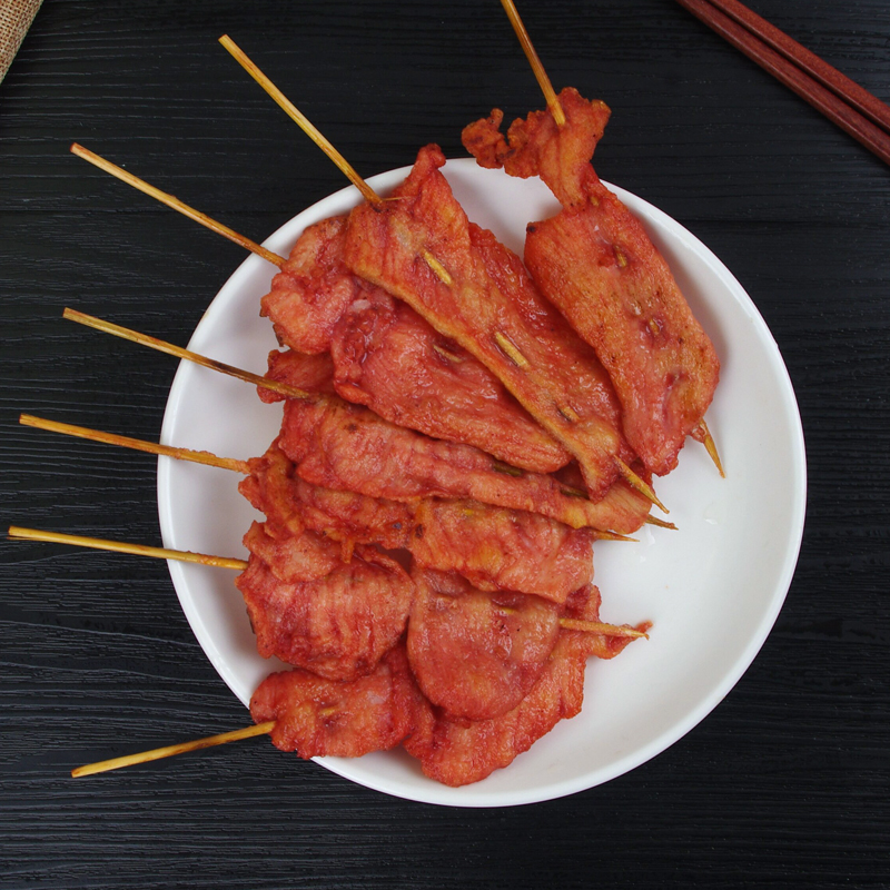 里脊肉串1包50串 烧烤食材bbq户外烧烤半成品 油炸铁板沃鲜汇