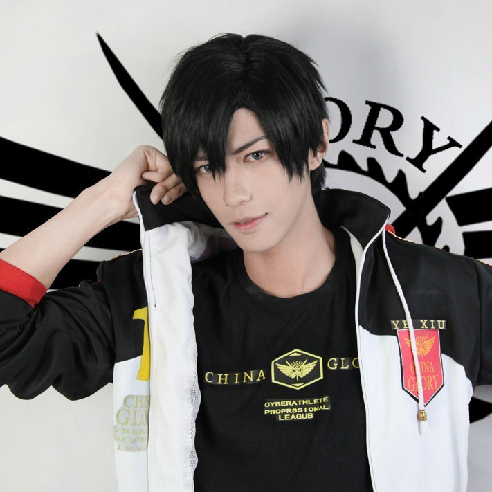 查看淘宝【蓝艺】全职高手叶修cos假发 国家队假发男 叶修cosplay道具