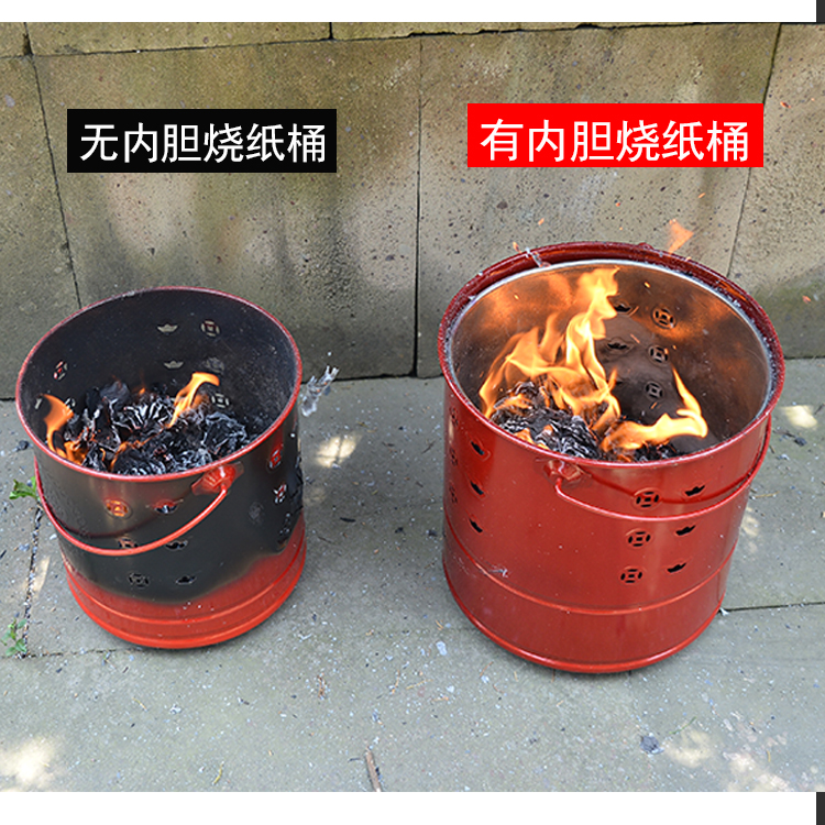 加厚不锈钢烧金桶烧经桶聚宝桶烧纸桶锡箔桶元宝炉烧纸炉焚化桶