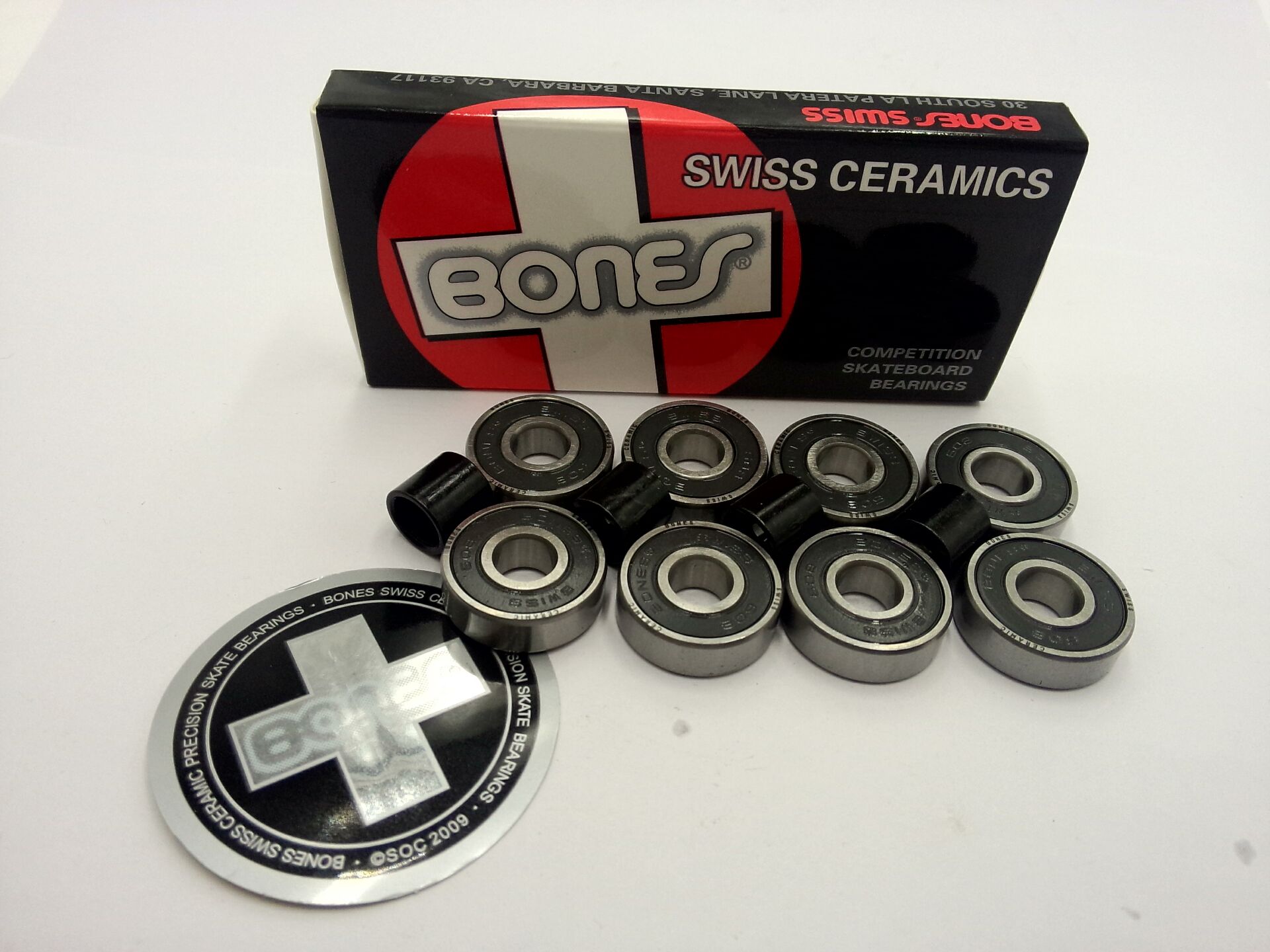 两件包邮全新原装bones轴承漂移板,滑板ceramic swiss陶瓷系列