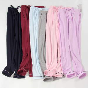 春秋纯棉情侣可外穿睡裤