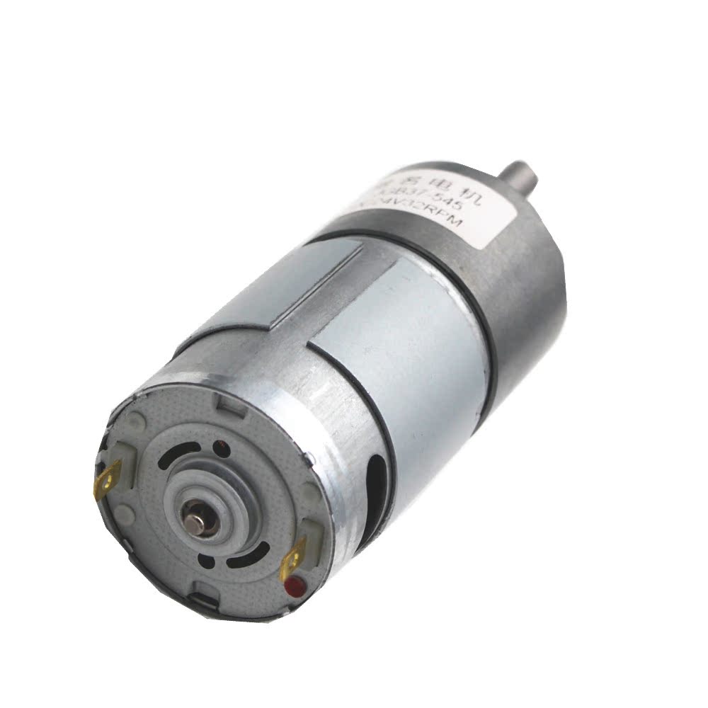 jgb37-545减速马达智能小车12v24v 微型直流齿轮减速电机低速电机