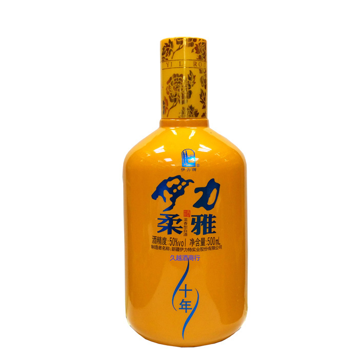 新疆酒 伊力特 伊力柔雅铁盒十年 500ml 50度 整箱包邮