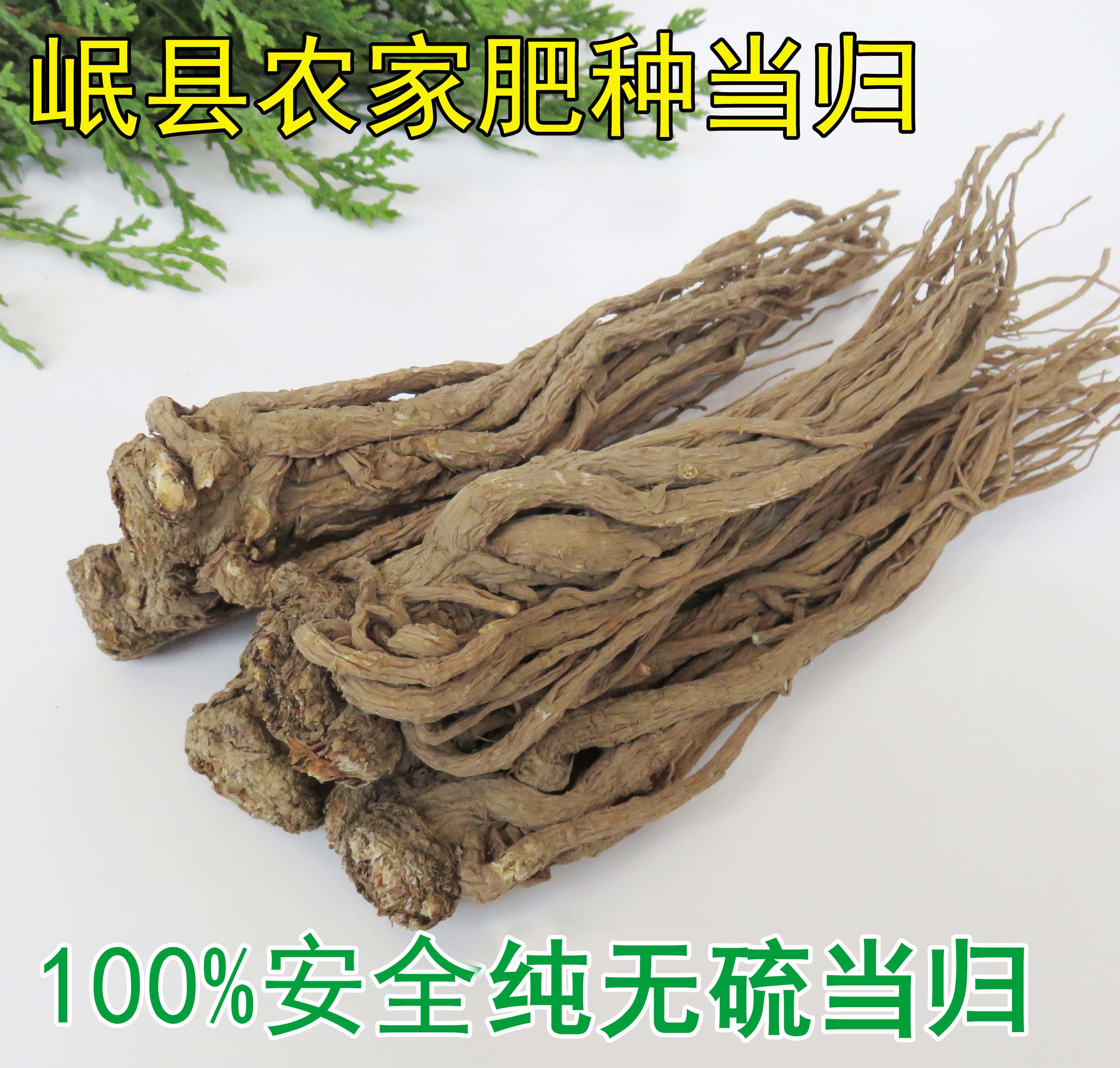 甘肃岷县中药材特级无硫当归可磨当归粉250克包邮可切当归片当归