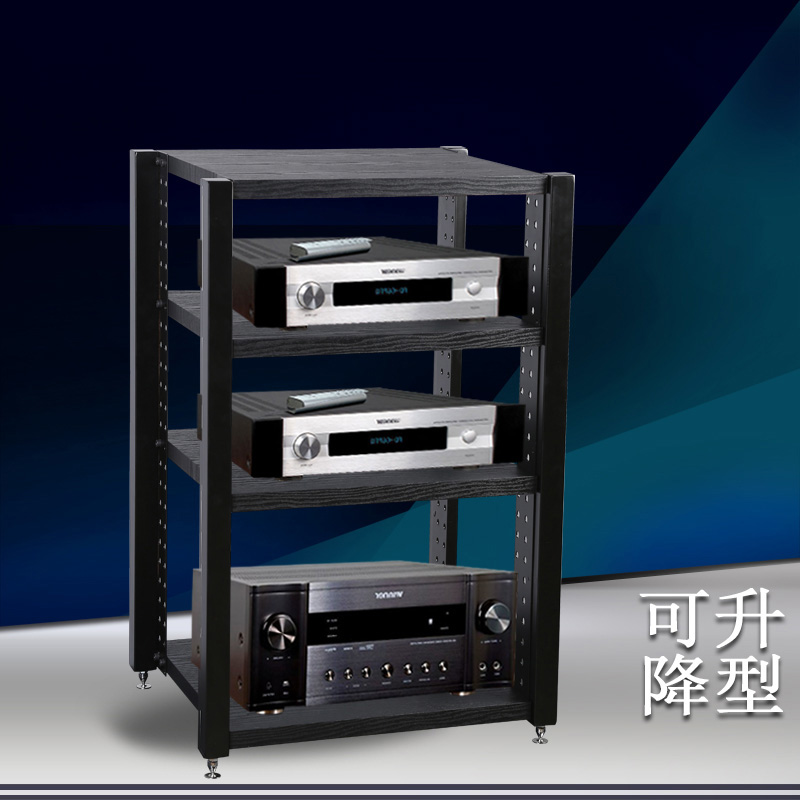 可升降功放机架ktv影院室客厅音响功放机柜影音器材设备架子 ￥198.