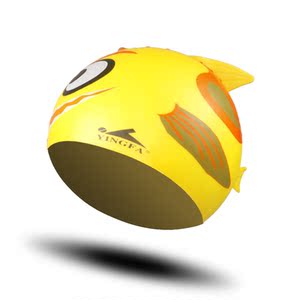 英发硅胶防水泳帽