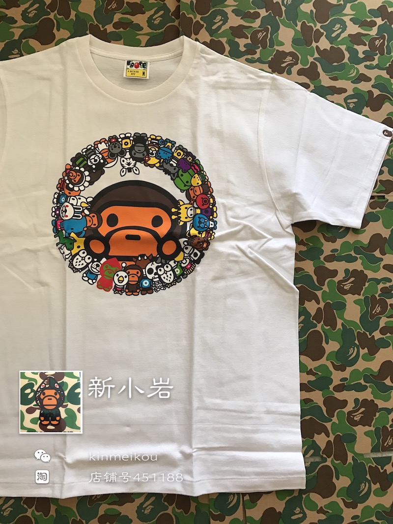 【国内现货】 bape milo a to z circle 动物园 tee 特价