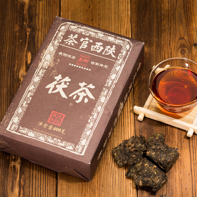 泾渭茯茶贡金茯茶1kg茯茶泾阳茯砖茶伏茶亲字号五礼系列陕西特产