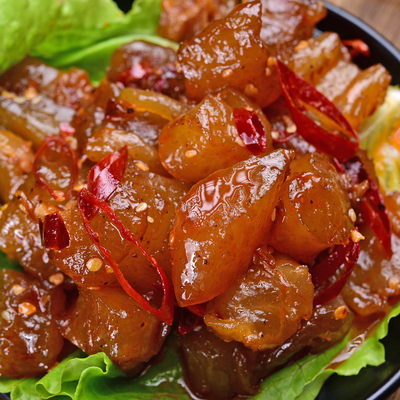 《小花卤私房菜》鲜香辣牛蹄筋牛肉板筋熟食卤味零食四川麻辣