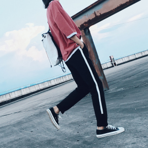 宽松显瘦休闲哈伦裤